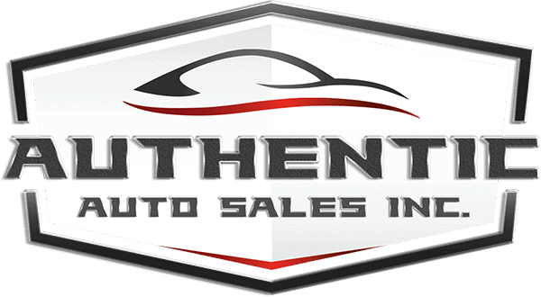 CAR RENTALS & AUTO RENTALS authentic auto sales logo